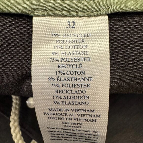 NEW Faherty All Day Men's Shorts32x6.5 - Charcoal - Picture 3 of 10